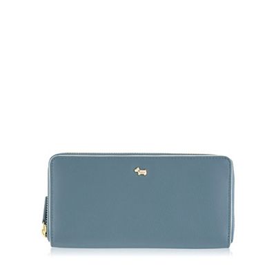 Large blue leather 'Blair' matinee purse